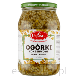 Urbanek Ogórki Konserwowe Drobna Kostka 860G 