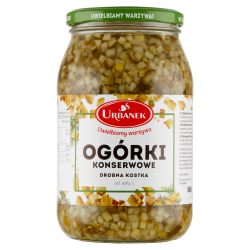 Urbanek Ogórki Konserwowe Drobna Kostka 860G 