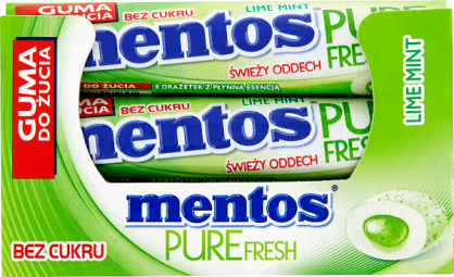 Mentos Pure Fresh Lime 15,5G