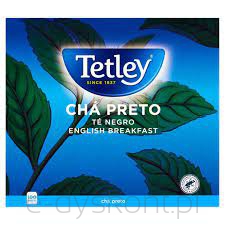 Tetley Herbata English Breakfast 100 Torebek X 1,5G W Kopertkach