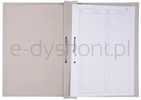 Teczka Do Akt Osobowych Office Products, Karton, A4, 300 Gsm, Biała - 4