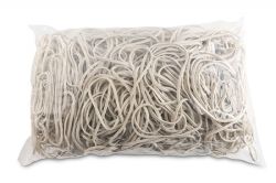 Office Products Gumki Recepturki średnica 80mm, 1,5x3mm, 60% kauczuku, 1000g, zgrzewka, białe