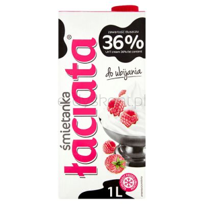 Łaciata Śmietanka UHT36% 1L
