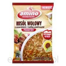 Amino Rosół Wołowy z Czosnkiem i Natką Pietruszki 60 g