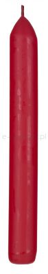Donau HOME Świeca stołowa Spiced Christmas, 20x170mm, 4 szt., ciastka korzenne, czerwony
