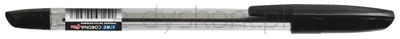 Długopis LINC Corona Plus, śr. kulki 0,7mm, gr. linii 0,3mm, czarny