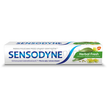 Sensodyne Herbal Pasta Do Zębów do nadwrażliwych zębów z fluorem, 75ml