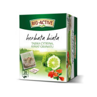 Big-Active Herbata Biała Z Tajską Cytryną I Kwiatem Granatu (20 Torebek X 1,5G) 