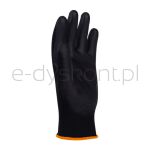 Donau Rękawice Safety Pu Black, Kat. Ii, Rozm. 7, Czarne - 3