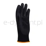 Rękawice Donau Safety Pu Black, Kat. Ii, Rozm. 7, Czarne - 3