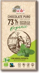 Sole Czekolada Gorzka 73% Kakao Z Miętą Bio 100 G