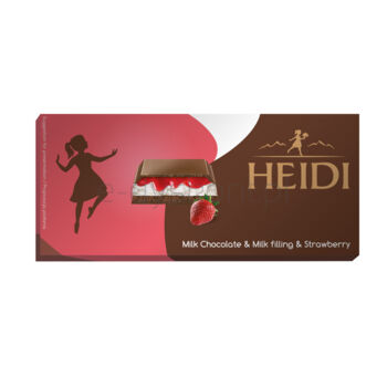 Heidi Multi layer Strawberry & Milk Filling 85g