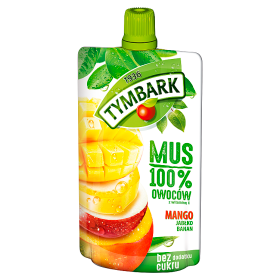 Tymbark Mus 100% Mango Jabłko Banan 120 G