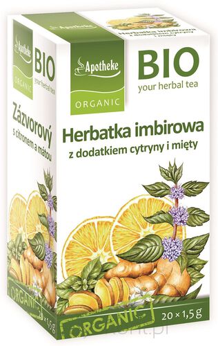 Herbatka Imbirowa (Cytryna I Mięta) Bio (20 X 1,5 G) 30 G - Apotheke [BIO]