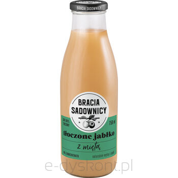 Bracia Sadownicy Sok Tłoczony 750 Ml Jabłko Z Miętą