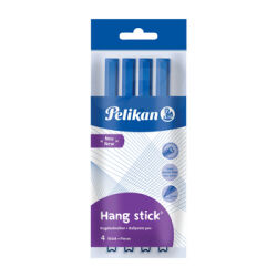 Pelikan Długopis Hang Stick Niebieski Kolor Wkładu 4 Sztuki