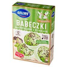 Gellwe babeczki smak pistacjowy z czekoladą 290 g