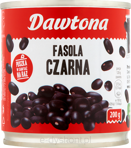 Dawtona Fasola Czarna 200G 