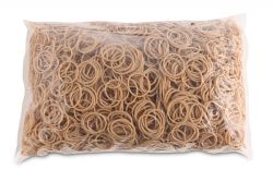 Office Products Gumki Recepturki średnica 25mm, 1,5x1,5mm, 60% kauczuku, 1000g, zgrzewka, naturalne