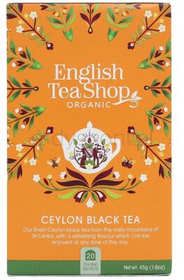 English Tea Shop Herbata Czarna Cejlońska (20X2,25)  Bio 45 G