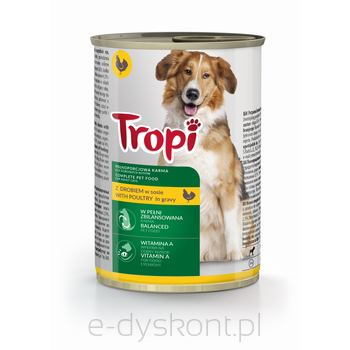 Tropi Karma Dla Psów 415G Z Drobiem