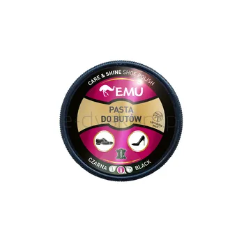 Emu Pasta Do Butów W Puszce (Care And/ Shine Shoe Polish) - Czarna 50 Ml