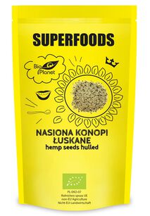 Nasiona Konopi Łuskane Bio 200 G - Bio Planet [BIO]