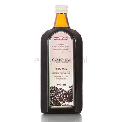 Polska Róża Sok z czarnego bzu 100 % 500 ml