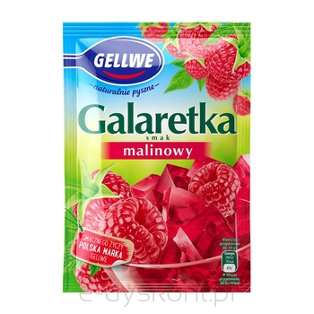 Gellwe Galaretka Smak Malinowy 72G