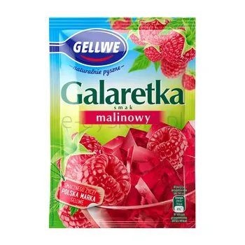 Gellwe Galaretka Smak Malinowy 72G