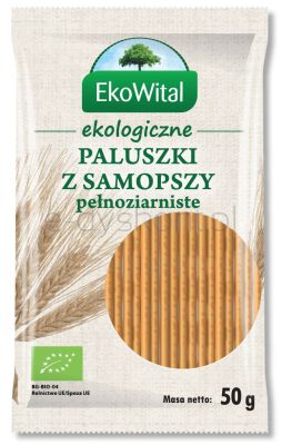 Ekowital Paluszki Z Samopszy Pełnoziarniste Bio 50 G