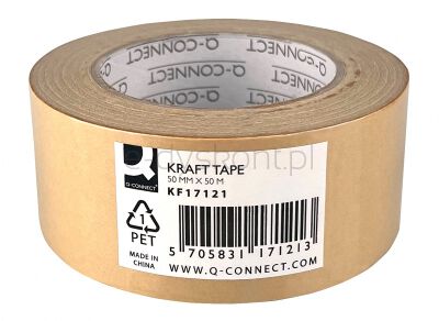 Q-Connect Taśma Papierowa Kraft, 50Mm, 50M, 130 Mic