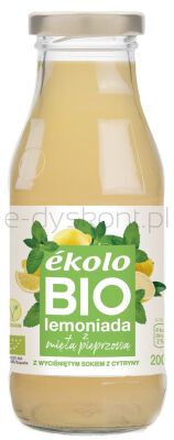 Ekolo Lemoniada Z Miętą Pieprzową Bez Dodatku Cukru Bio 200 Ml