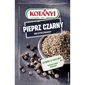 Kotányi Pieprz Czarny Młotkowany 17G