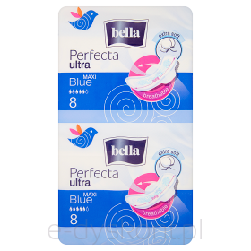 Bella Podpaski Perfecta Maxi Blue A 8X2 Sztuki
