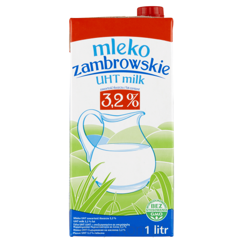 MLEKO ZAMBROWSKIE UHT 3,2% 1L Mlekpol