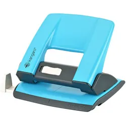 Kangaro DziurkaczAion-20/S, dziurkuje do 20 kartek, metalowy, w pudełku PP, turkusowy