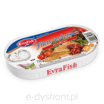 Evrafish Filety Z Dorsza Po Grecku 170 G