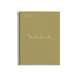 Miquelrius Kołonotatnik NB-1 Emotions, A4, w kratkę, 80 kart., 80g, ekozielony [BIURO]