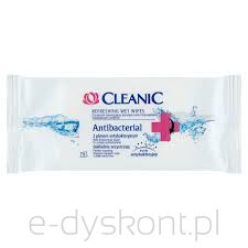 Cleanic Chusteczki Odświeżające Antibacterial 15 Sztuk