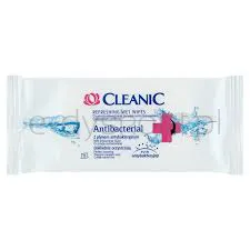 Cleanic Chusteczki Odświeżające Antibacterial 15 Sztuk