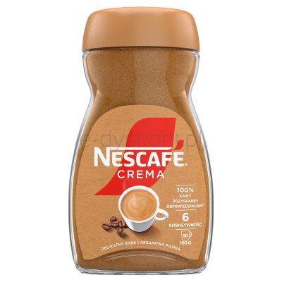 Nescafe Kawa Rozpuszczalna Crema 100g