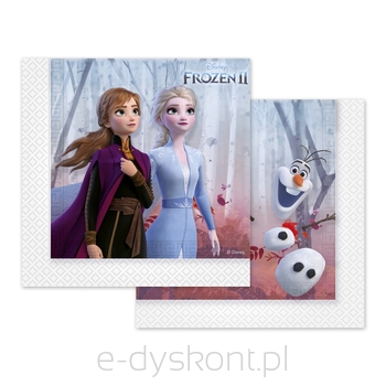 Serwetki Papierowe Frozen 2, 33X33 Cm, 20 Szt.