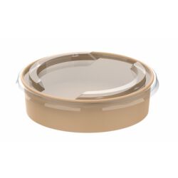 Guillin Pokepack Miski papierowe kraft 500 ml wraz z przykrywkami Pet | 30 szt.
