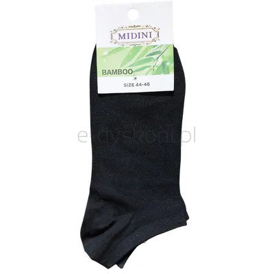 Skarpetki Bambusowe Rozmiar 44-46 Czarne