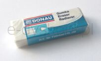Donau Gumka Uniwersalna 62X21X11Mm, Blister - 2Szt., Biała - 2