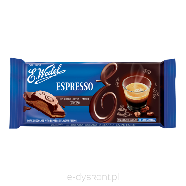 Wedel Czekolada Gorzka O Smaku Espresso 100 G