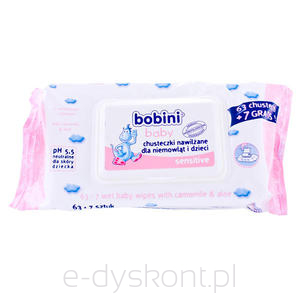 Bobini Chusteczki Sensitive 60Szt (2+1)