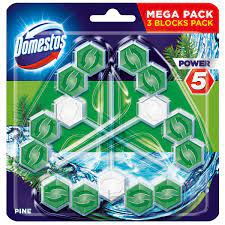 Domestos Kostka Toaletowa Power5 Pine 3X55