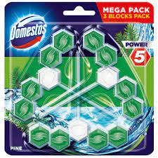 Domestos Kostka Toaletowa Power5 Pine 3X55